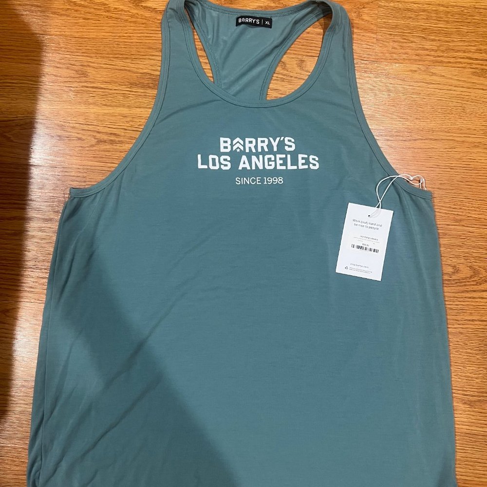 New with Tags: Barry's LS Marine Dash Racer Tank (Size X-Large)